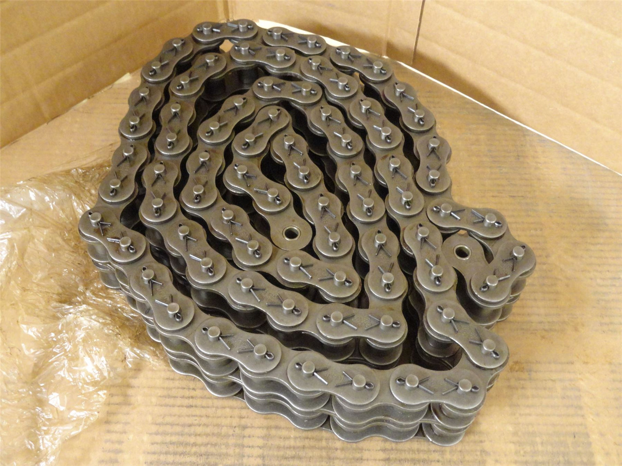 Tsubaki RS120-2-CP-U; Two Strand Roller Chain #120; 10' Long