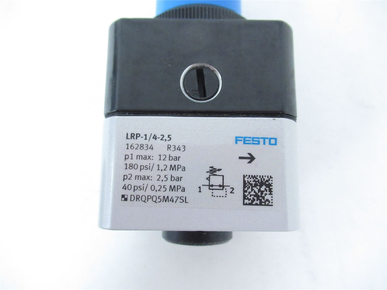 Festo LRP-1/4-2;5; Pressure Regulator 162834 Port Size 1/4"
