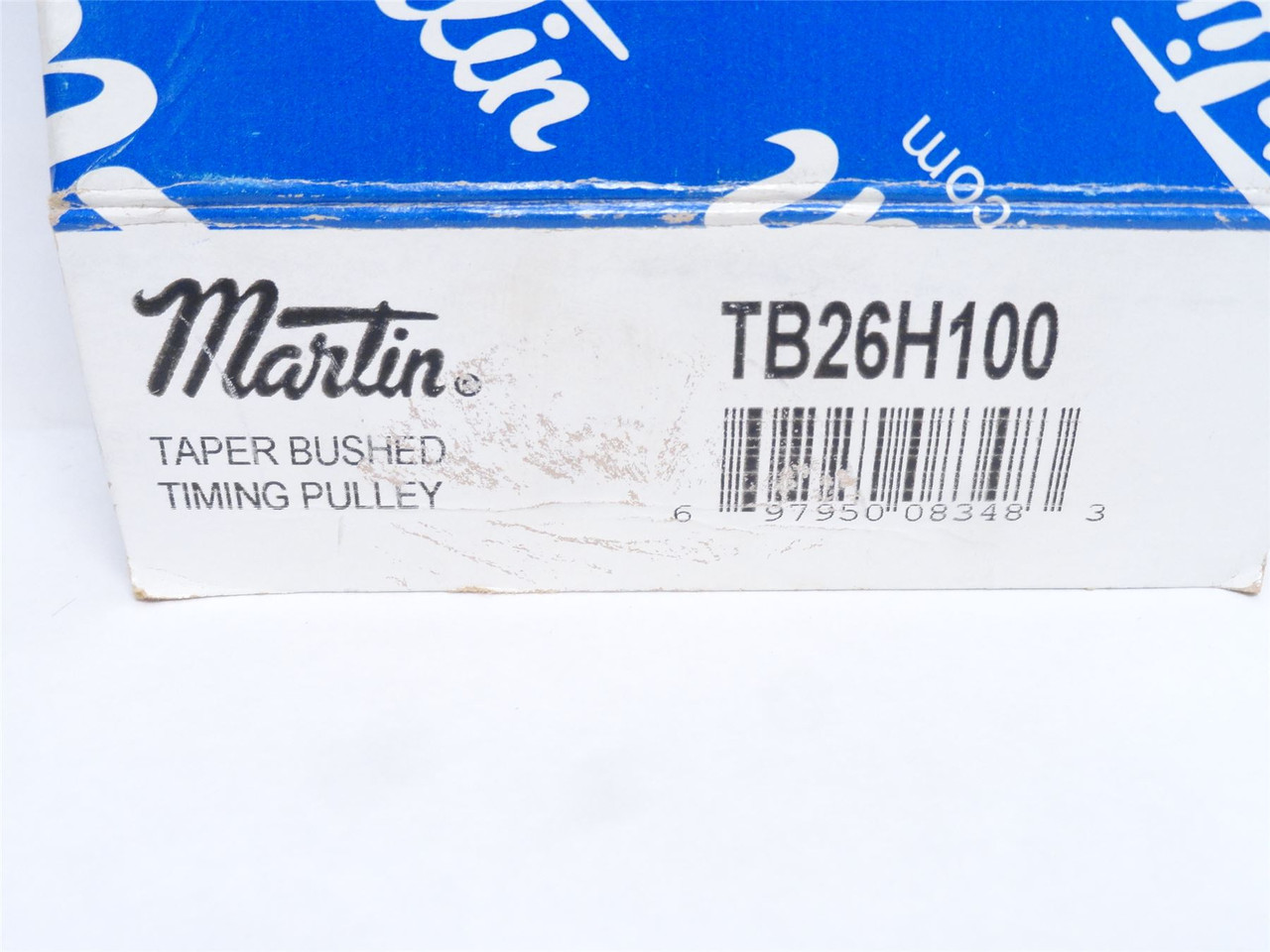 Martin TB26H100; Bushed Timing Belt Pulley; 26 Tooth; 1" Belt