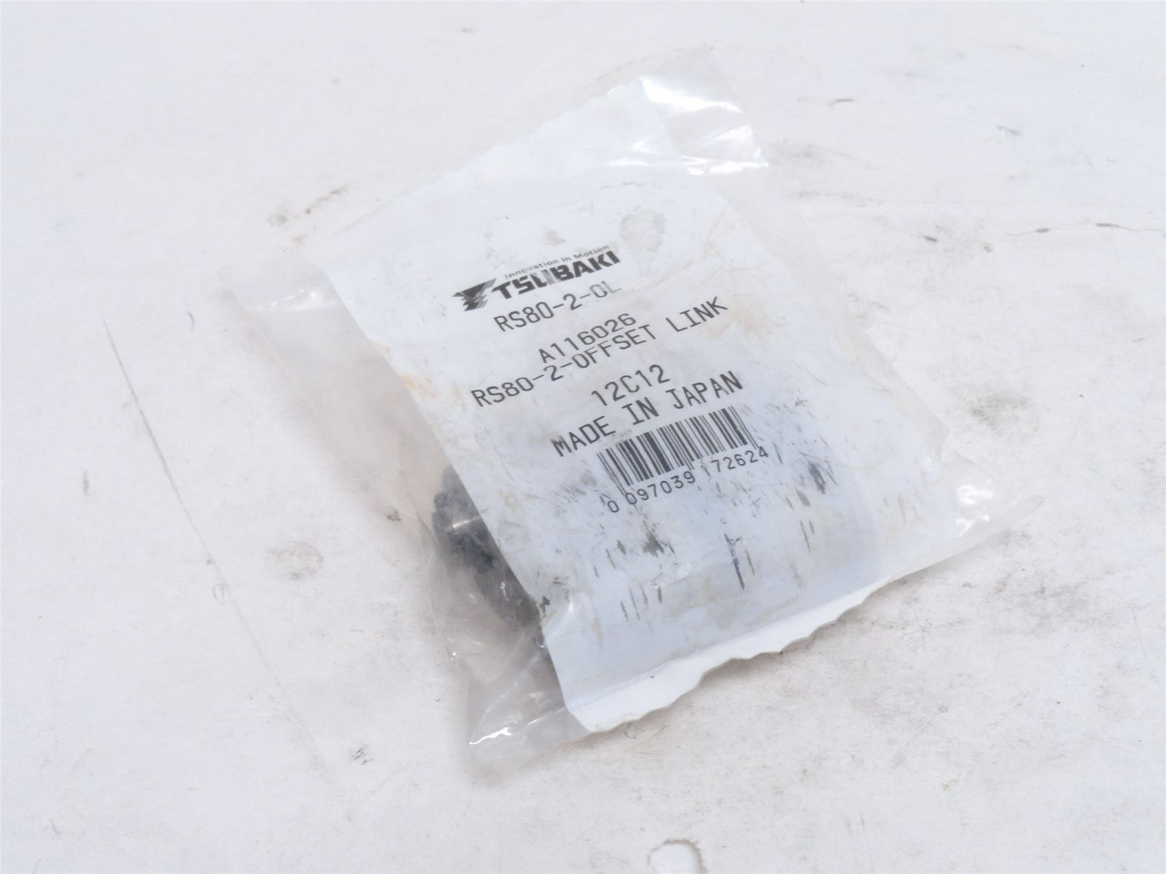 Tsubaki RS80-2-OL; Chain Offset Connecting Link #80-2