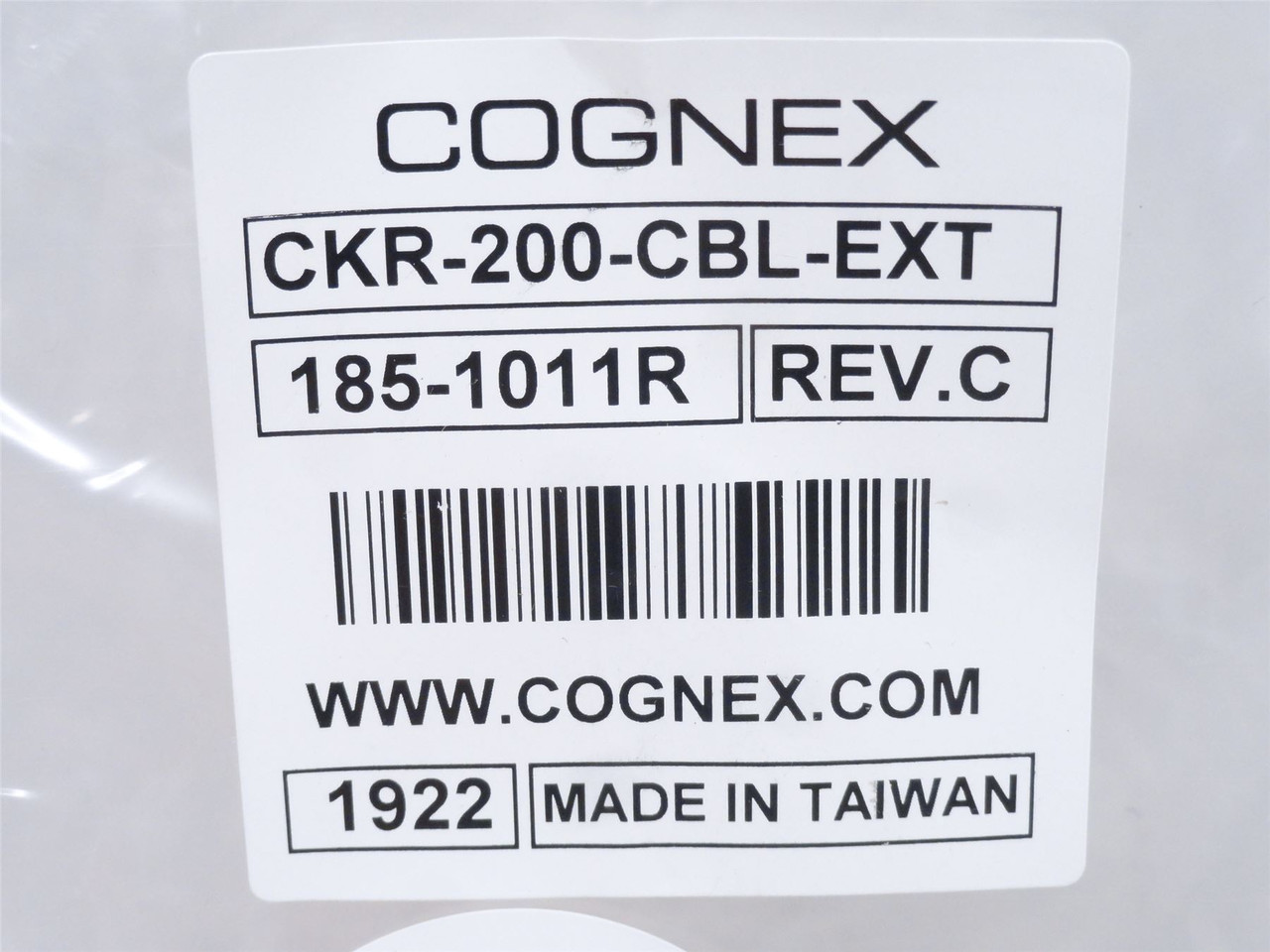 Cognex CKR-200-CBL-EXT; Power I/O Extension Cable; 5m Long