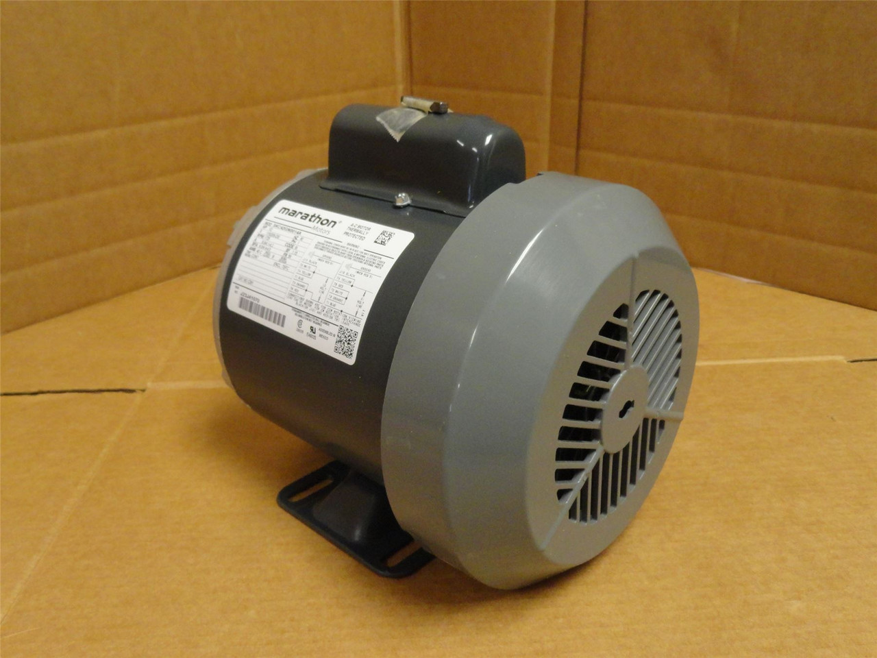 Marathon 5KC42GN0014A; AC Motor; 1/2HP; 115/208-230V; 1725RPM