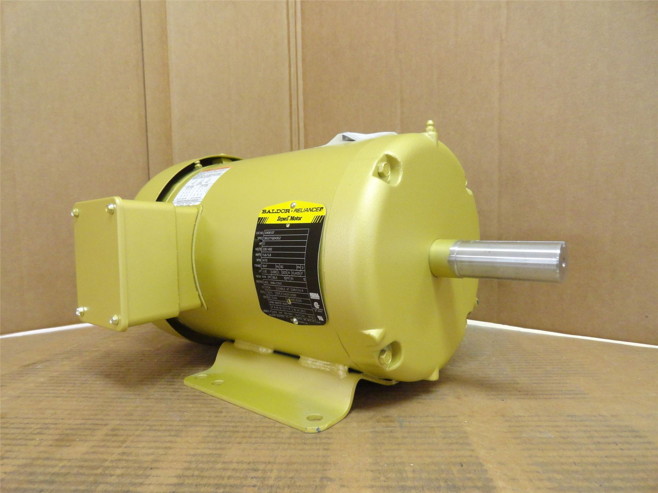 Baldor EM3613T; AC Motor 5HP; 230/460V; 3450RPM; 3Ph; 60Hz