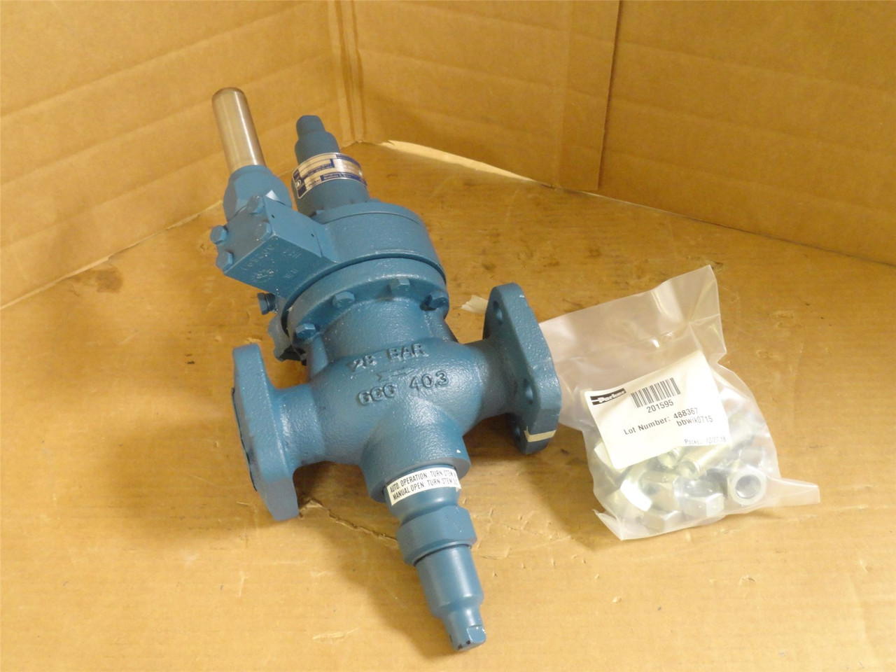 Parker A4AS-11/4; Regulator DN-32 1-1/4"Flange 0-150PSIG