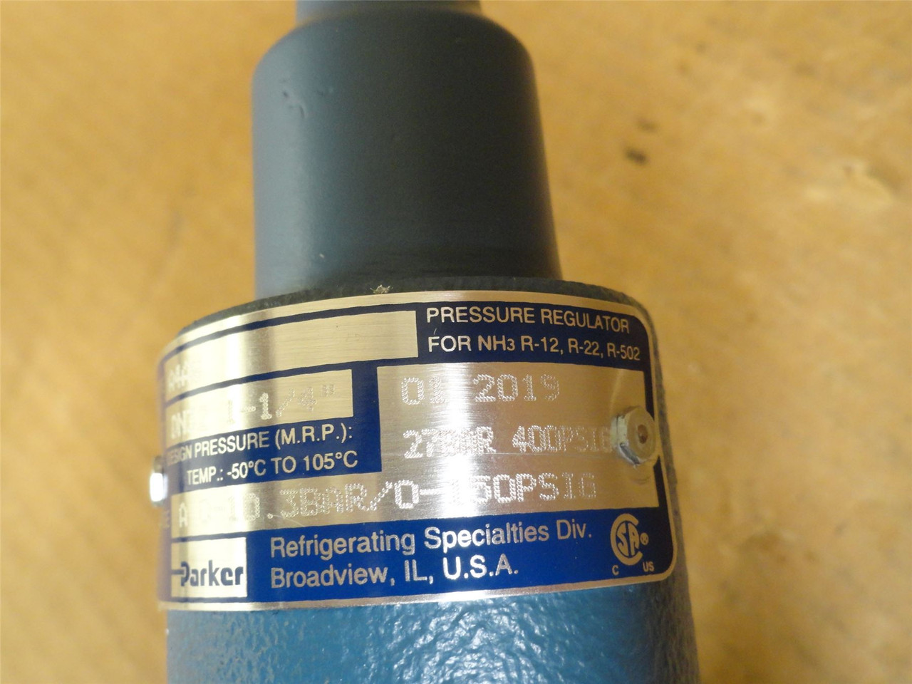 Parker A4AS-11/4; Regulator DN-32 1-1/4"Flange 0-150PSIG