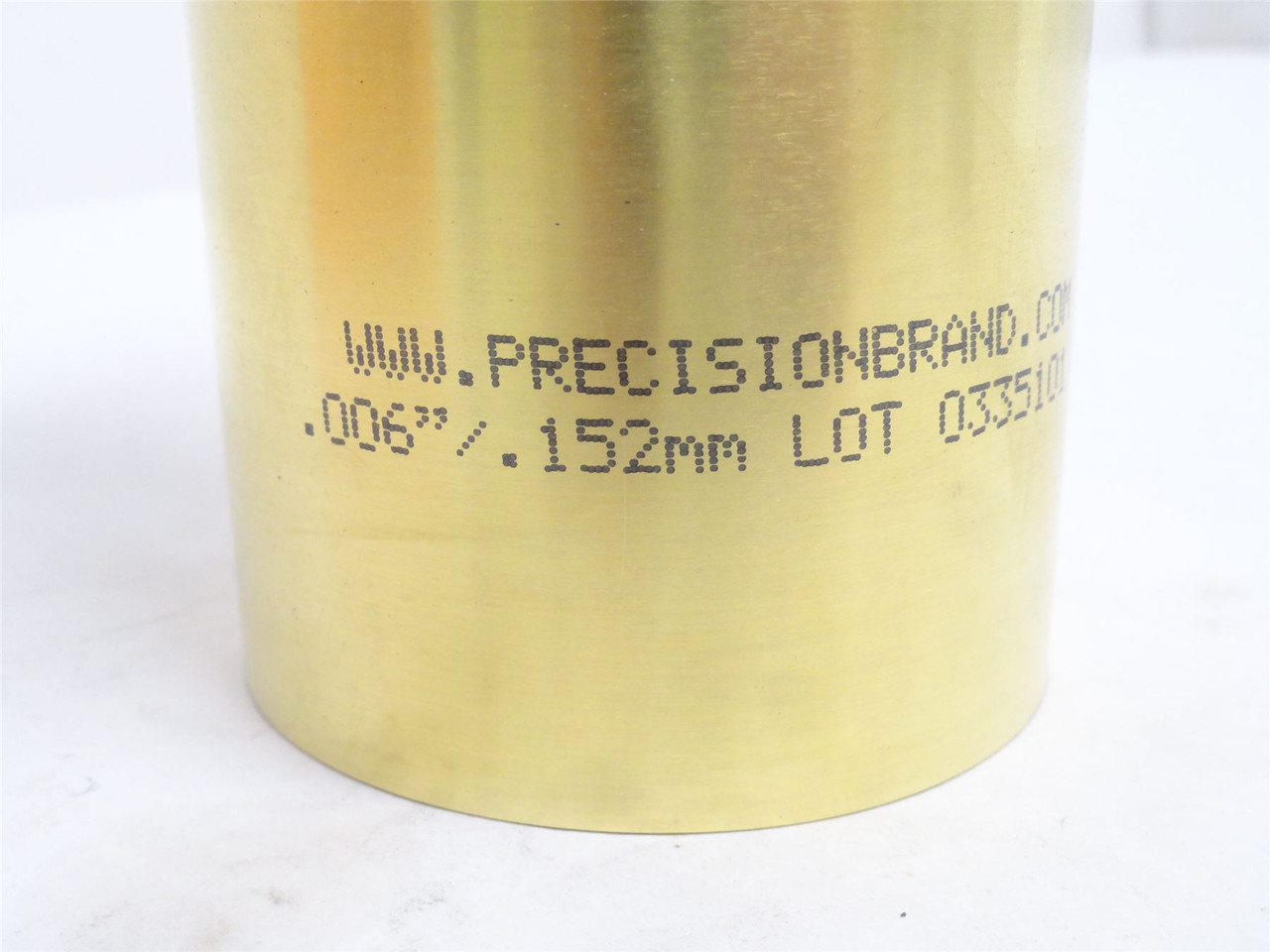 Precision 17330; Brass Shim Stock .006"/.152mm 6"W x 100"L