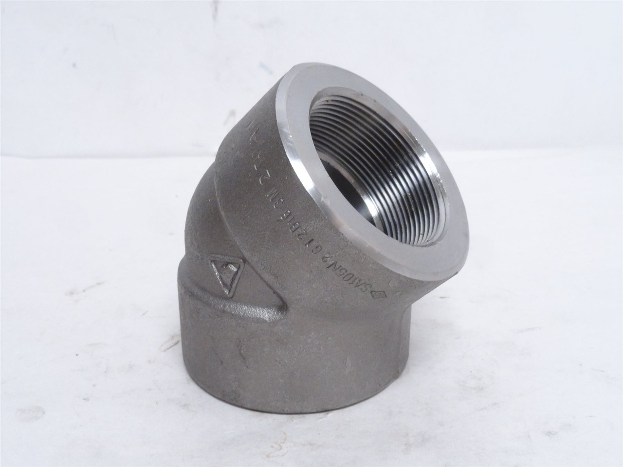 Industry-Std 1MMX2; Pipe Elbow; 45Deg; Class: 3000; 2NPT