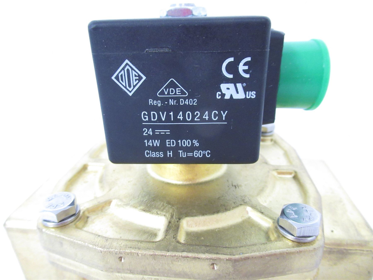 ODE 21HF7K0B350; Solenoid Valve 12W 220-240 VAC 1-1/4" BSP