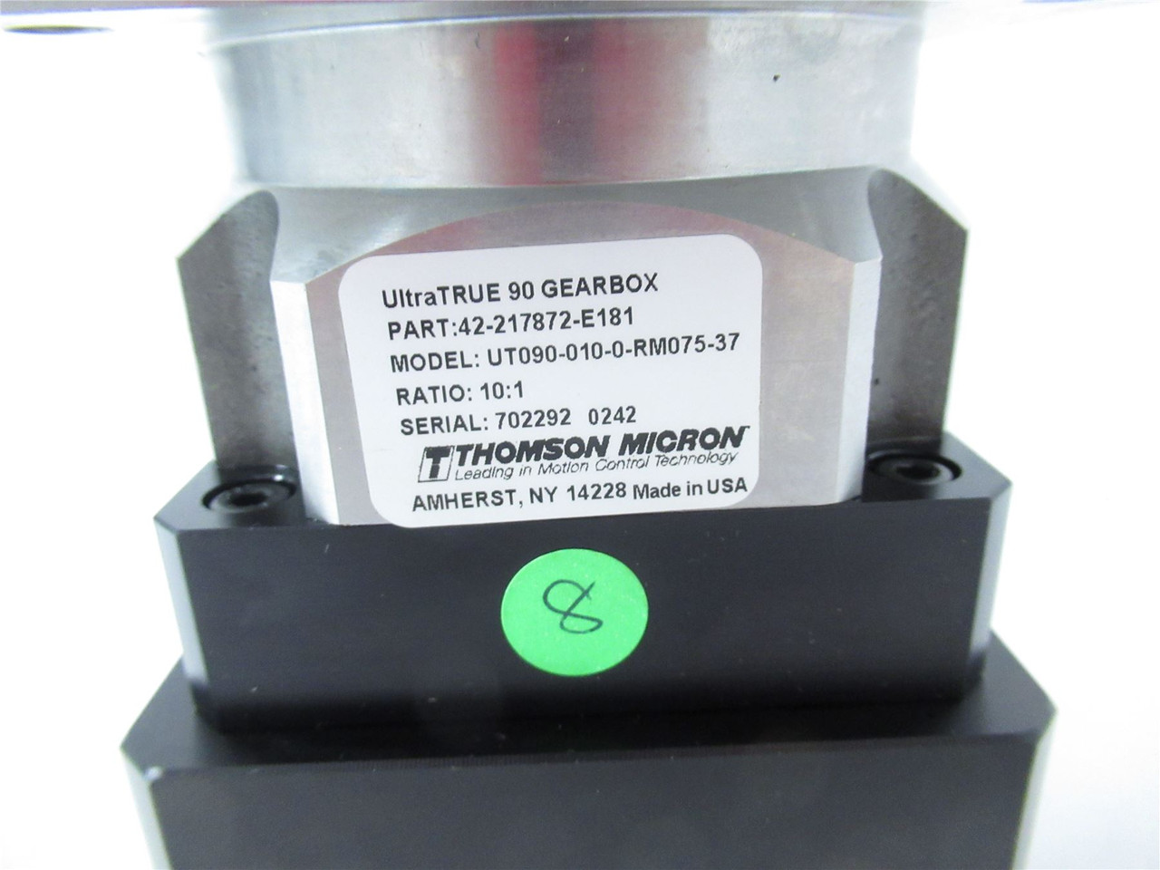 Thomson UT0900100RM07537; Gearbox Sz 90 10:1 Planetary