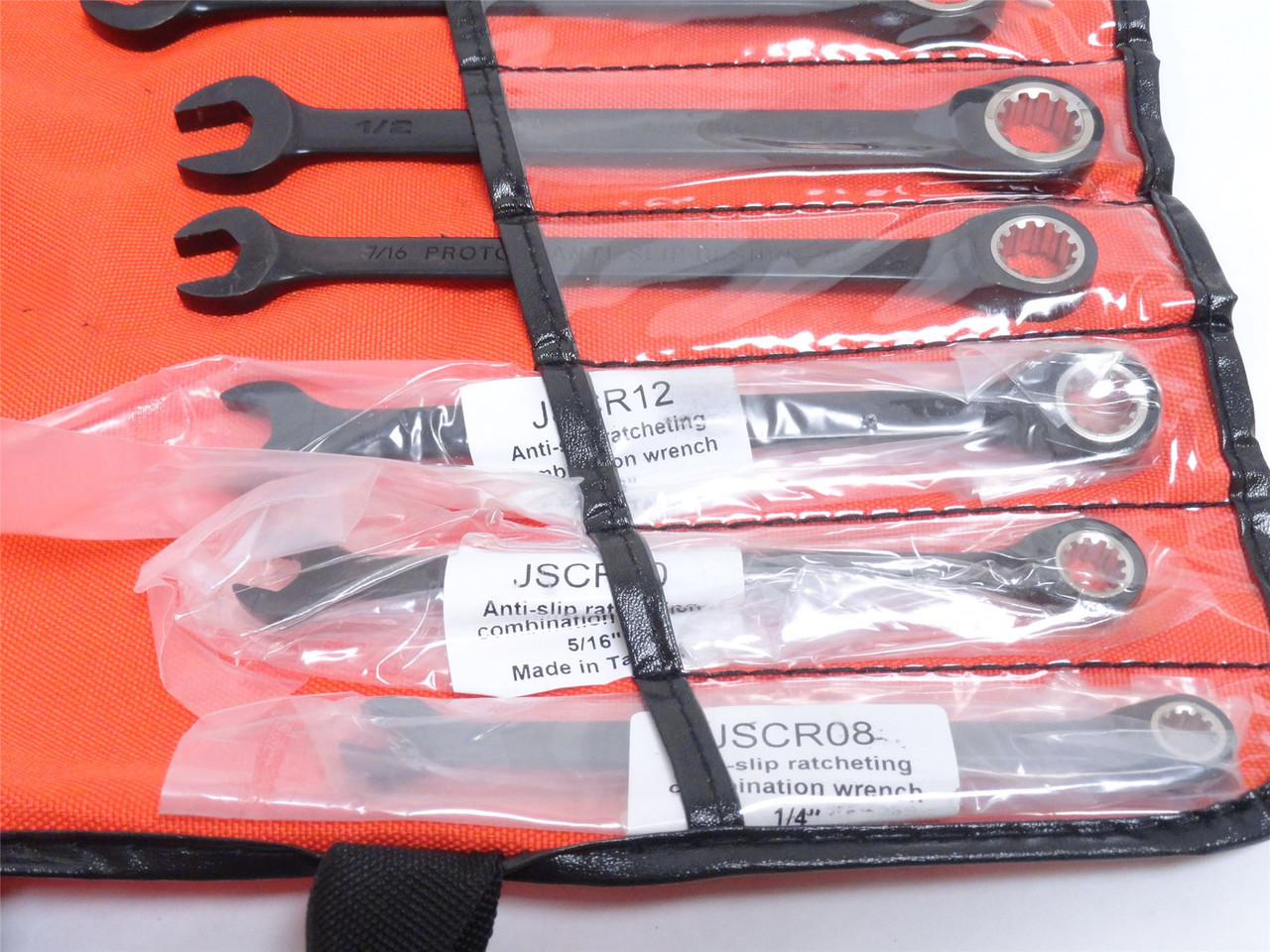 Proto JSCR-9S; Combination Ratchet Wrench Set; Standard Size