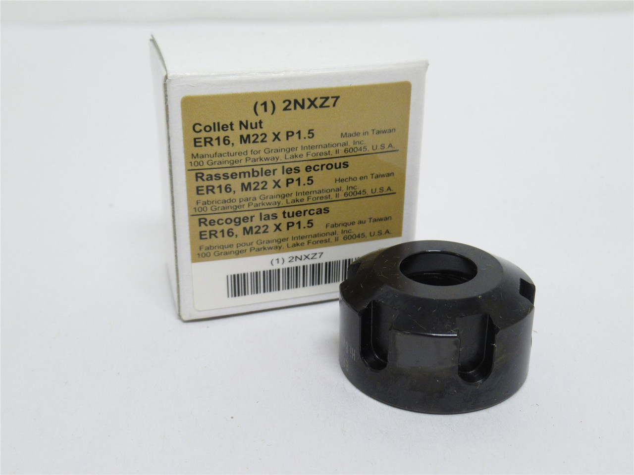 Industry-Std 2NXZ7; Collet Nut; ER16; M22xP1.5