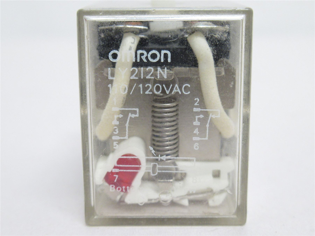 Omron LY212N AC110/120; Relay; 12A; 240VAC; Coil: 110/120VAC