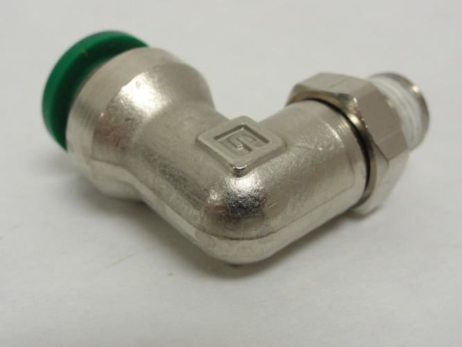 Parker W169PLP-6-2; Swivel Elbow 90Deg; 3/8" Tube x 1/8" NPT