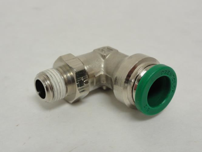 Parker W169PLP-6-2; Swivel Elbow 90Deg; 3/8" Tube x 1/8" NPT