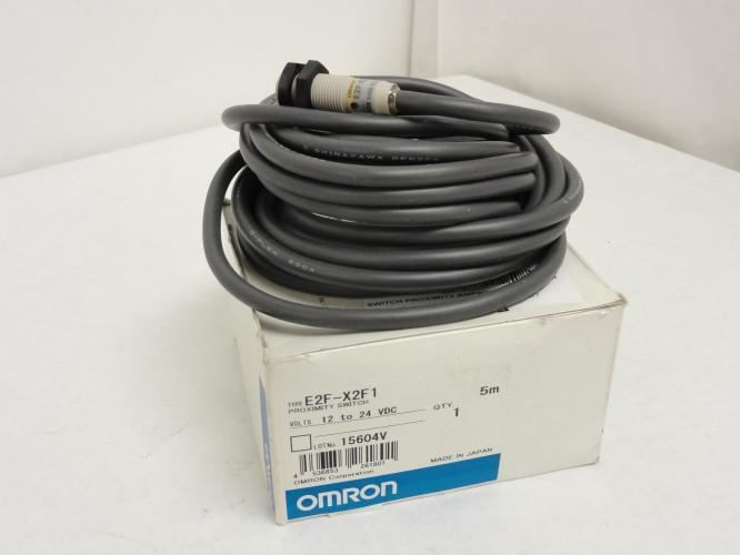Omron E2F-X2F1; Proximity Sensor 12/24VDC 5 Meter Cable