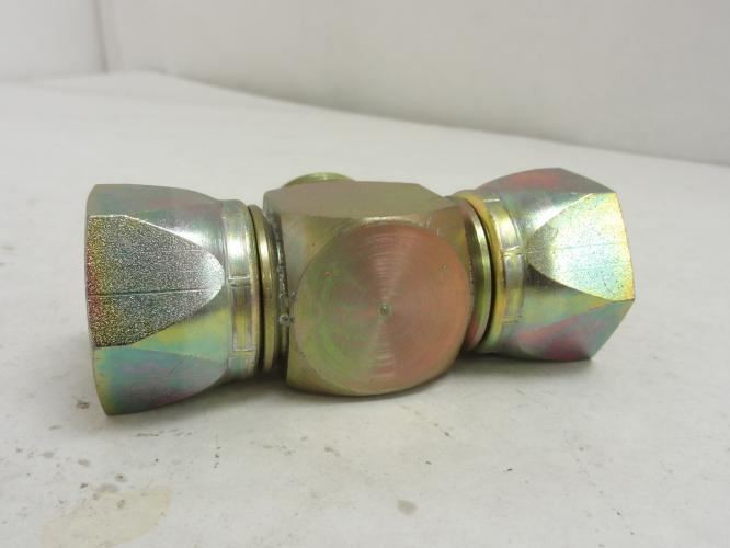 Brennan 6603-16-16-16; Swivel Tee 1 JIC x 1 JIC x 1 JIC