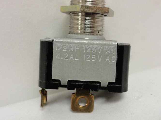 MFG- 43019-2; Toggle Switch; 2-Pos; 250/125VAC; 10/15A