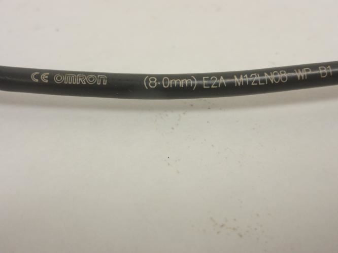Omron E2A-M12LN08-WP-B1; Proximity Sensor; 12~24VDC; 2M Long