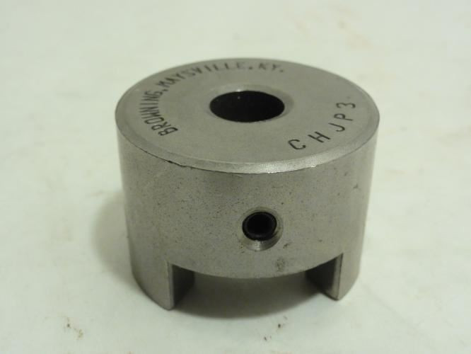 Browning CHJP3X1/2; Jaw Coupler Hub; 1/2"ID; NO KEYWAY