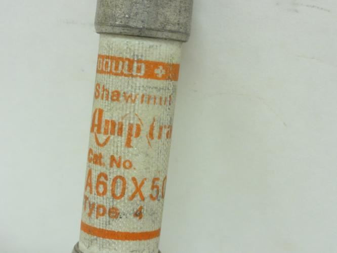 Gould A60X50; AmpTrap Fuse; 50A; 600VAC; Bladed