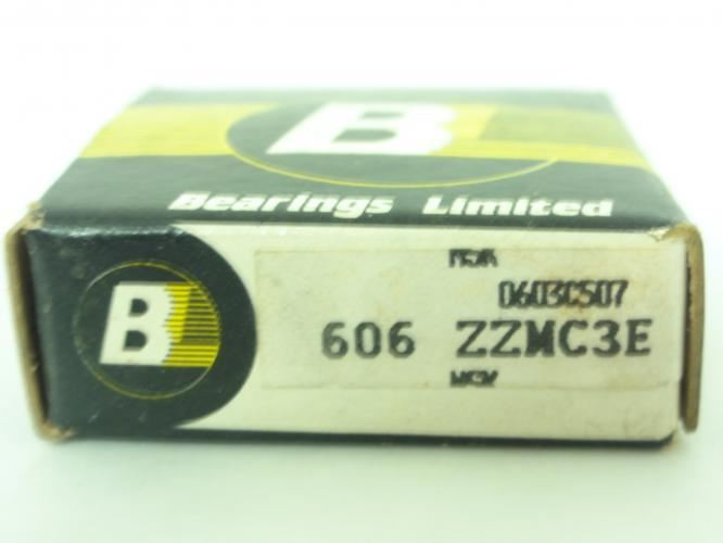 Bearings Limited 606ZZMC3E; Ball Bearing; 6mm ID; 17mmOD