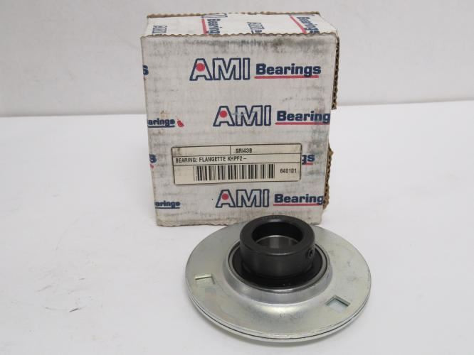 AMI KHPF205; Pressed Steel Flange Bearing; 25mmID; 3-Bolt