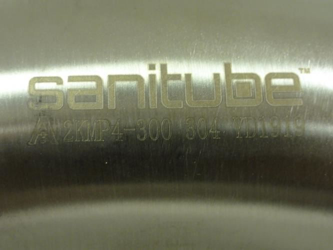 Sanitube 2KMP4-300; Clamp Elbow 45�; 3"OD; 304SS