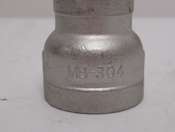 Industry-Std 1LTR3 ; Reducing Coupling; SS-304; 1 x 3/4NPT