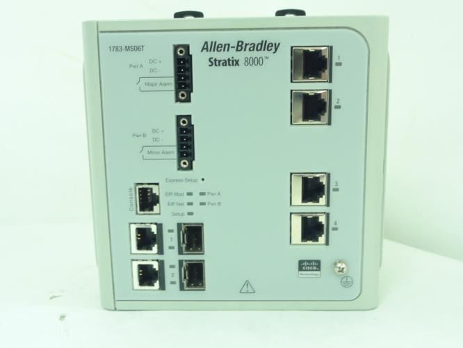 Allen-Bradley 1783-MS06T; Stratix 8000 Ethernet Switch;18-60VDC