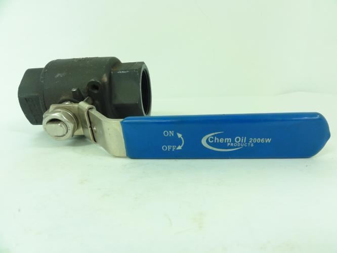 Chem Oil  2006W-1-1/2"; Carbon Steel Ball Valve; 1-1/2"NPT