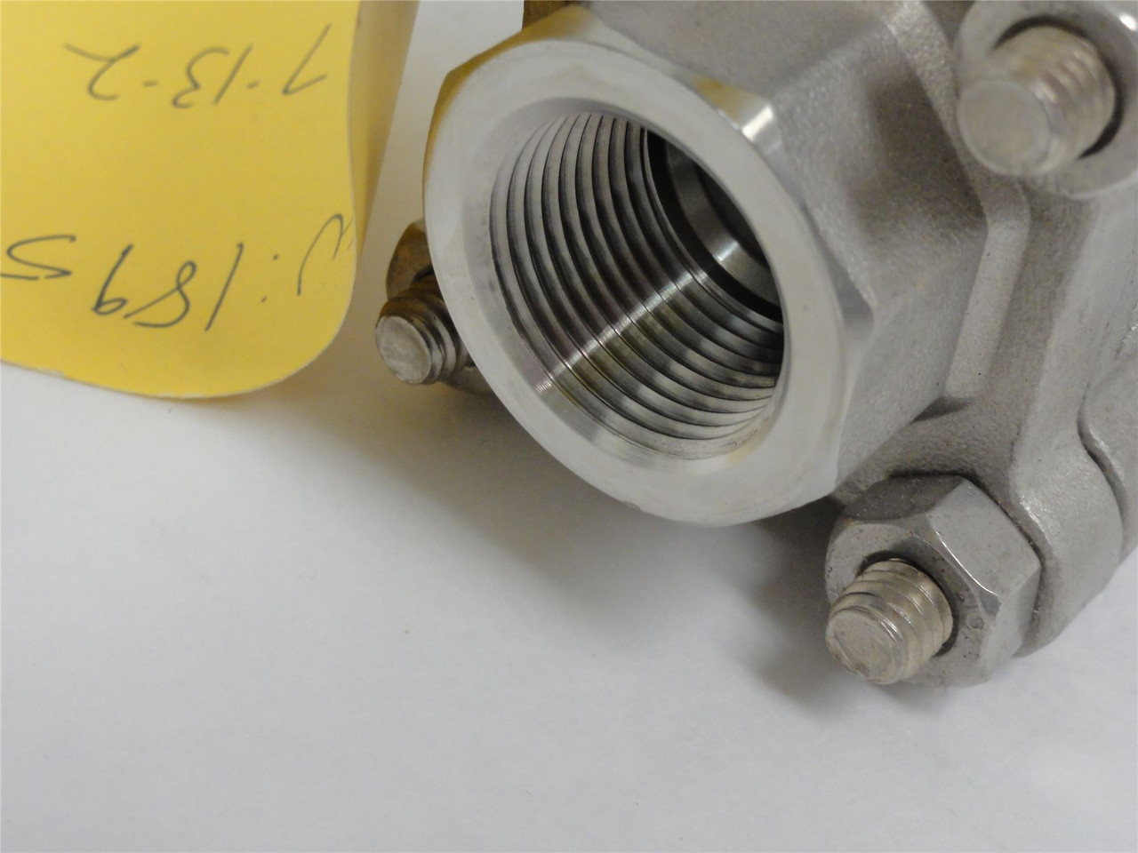 Warren CF8M-3/4; Ball Valve; 3-Piece; 3/4" Weld & Threaded; SS