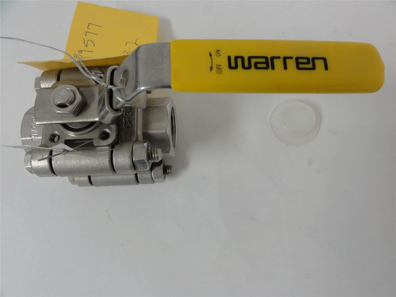 Warren CF8M-3/4; Ball Valve; 3-Piece; 3/4" Weld & Threaded; SS
