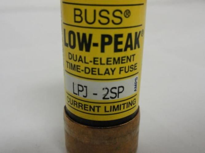 Bussmann LPJ-2SP; Fuse; Low-Peak; 2Amp; Current Limiting