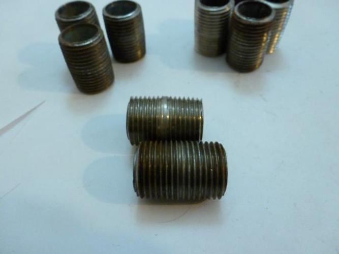 MFG- MDL-Unkn81597; LOT-9 Pipe Nipple 1/2" NPT; 1.16" L