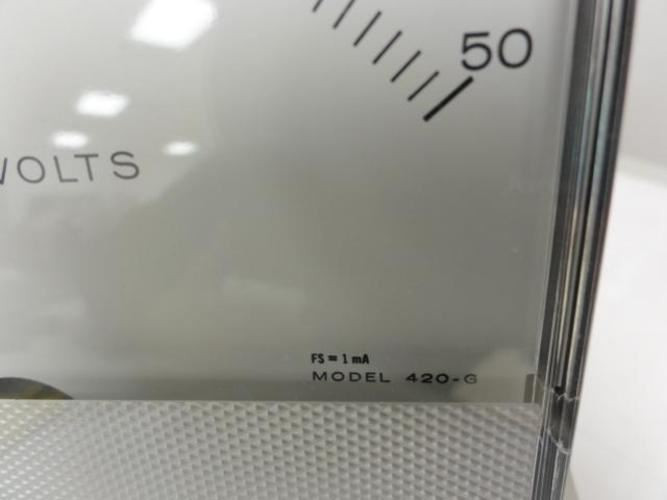 Triplett 420-G; Meter 0-50 DCKV Panel Mount