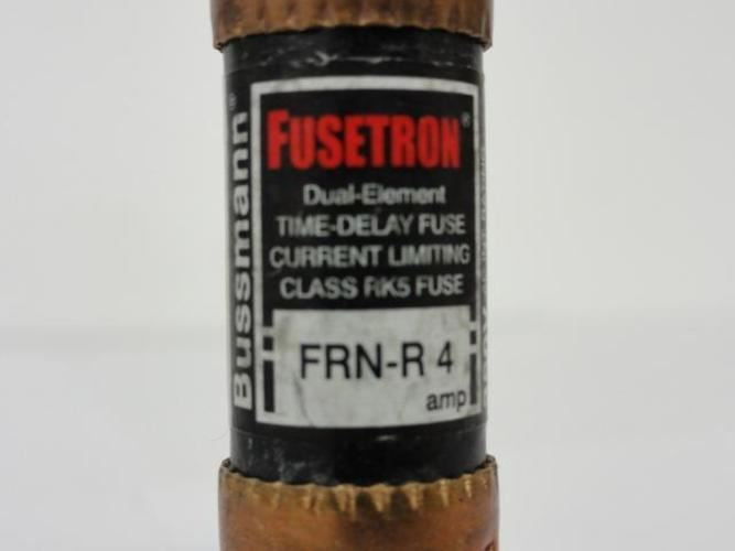 Bussmann FRN-R-4; Fuse; 4A; 250VAC;Class RK5