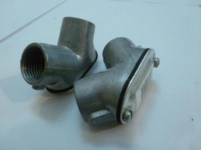 Halex 94105; LOT-2; 1/2 Rigid Pull Elbow With Gasket