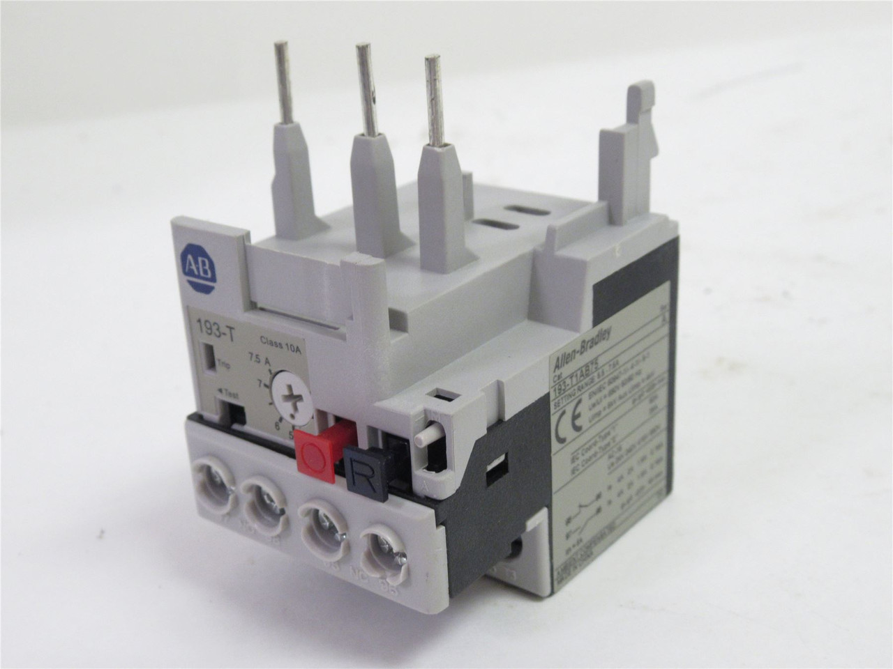Allen-Bradley 193-T1AB75; Overload Relay; 5.5-7.5A; 690VAC