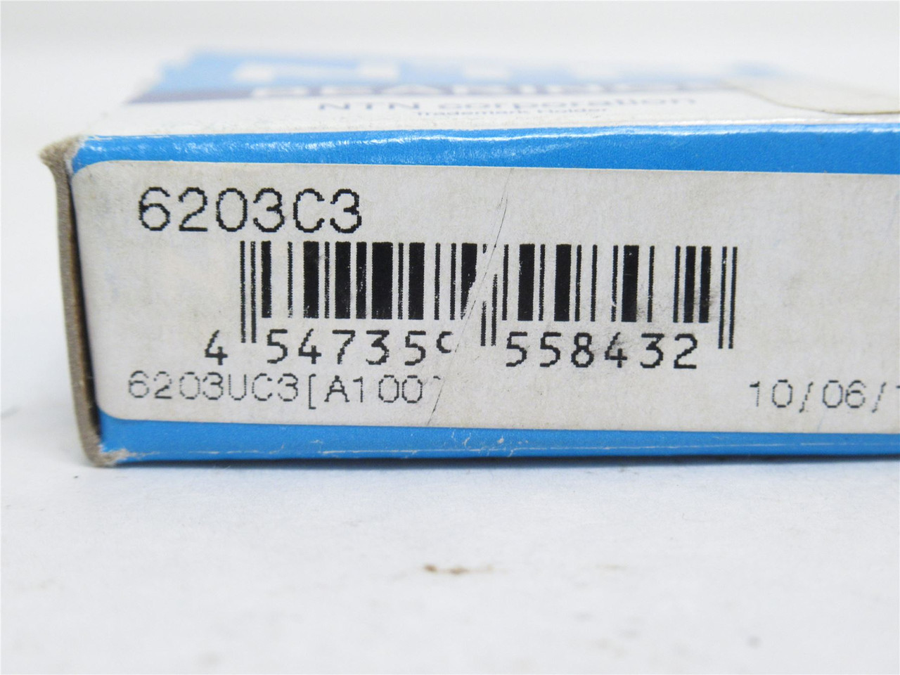 NTN 6203C3; Ball Bearing; 17mmID x 40mmOD x 12mm Wide