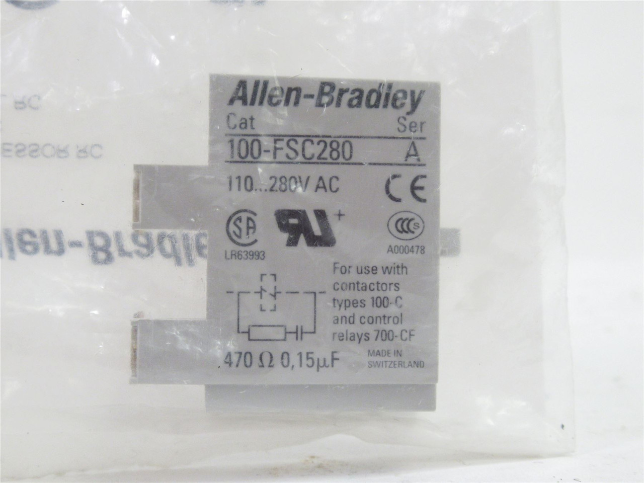 Allen-Bradley 100-FSC280; Surge Suppressor; 110-280V; 470Ohm