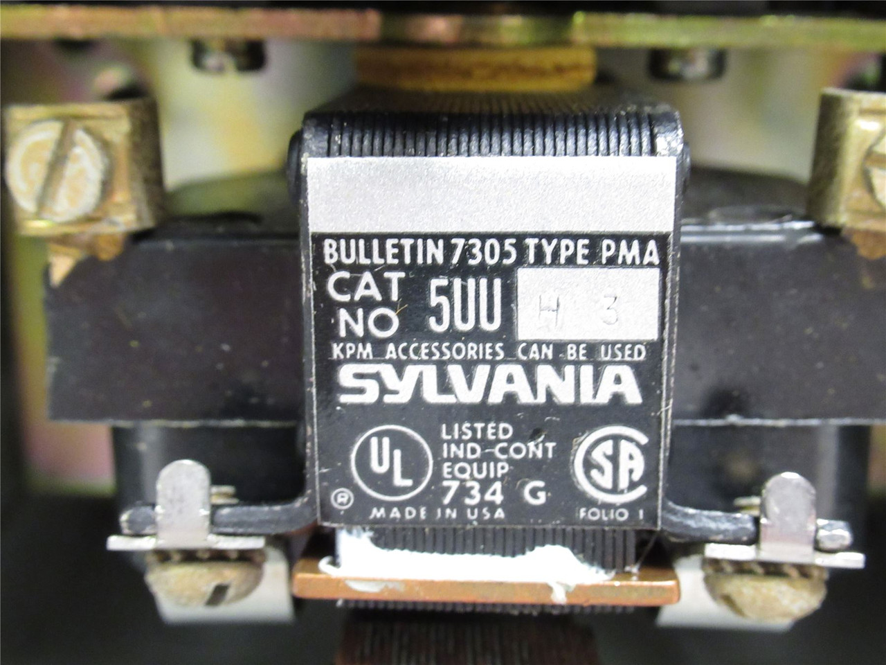 Sylvania EPM1-101; Enclosed Lighting Relay Assy 5UUH3