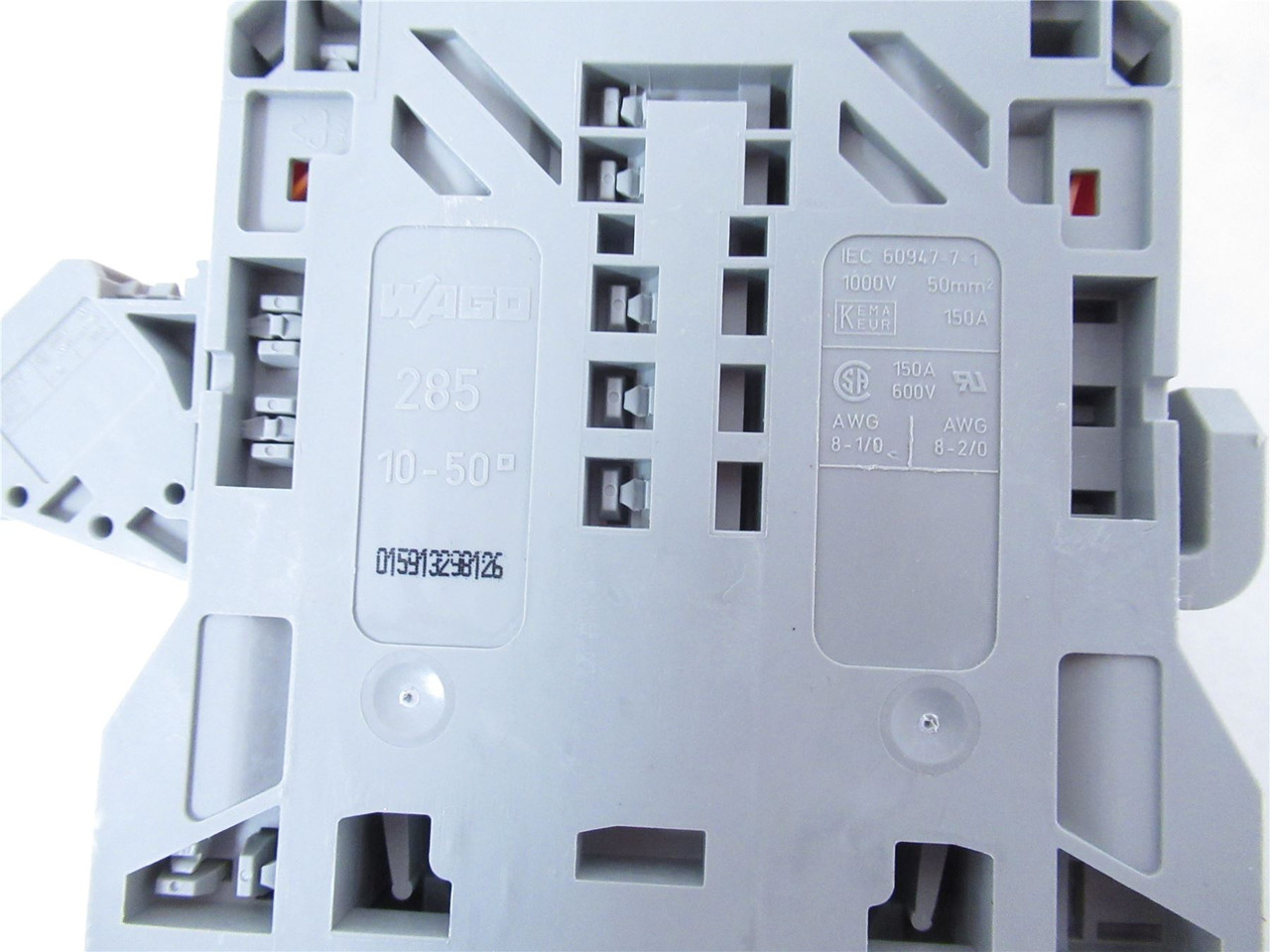 Wago 0285-0150; Terminal Block 150A 2 Block