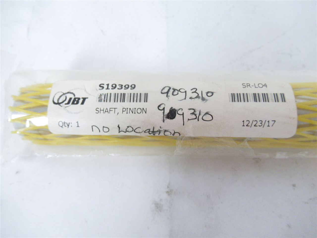 JBT S19399; Shaft Pinion