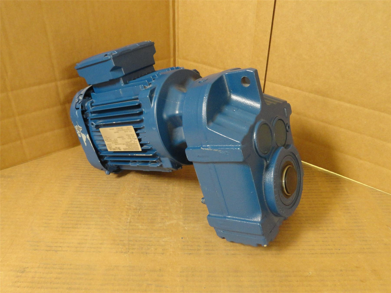 SEW FA37/GDRN90S4/Z; AC Gearmotor 17:1 Ratio 1.5HP 230/460VAC