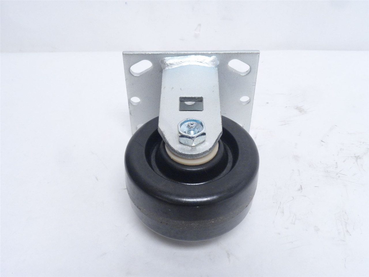 MHS Castor R282RPH; Rigid Caster 4"x 2" Phenolic Wheel