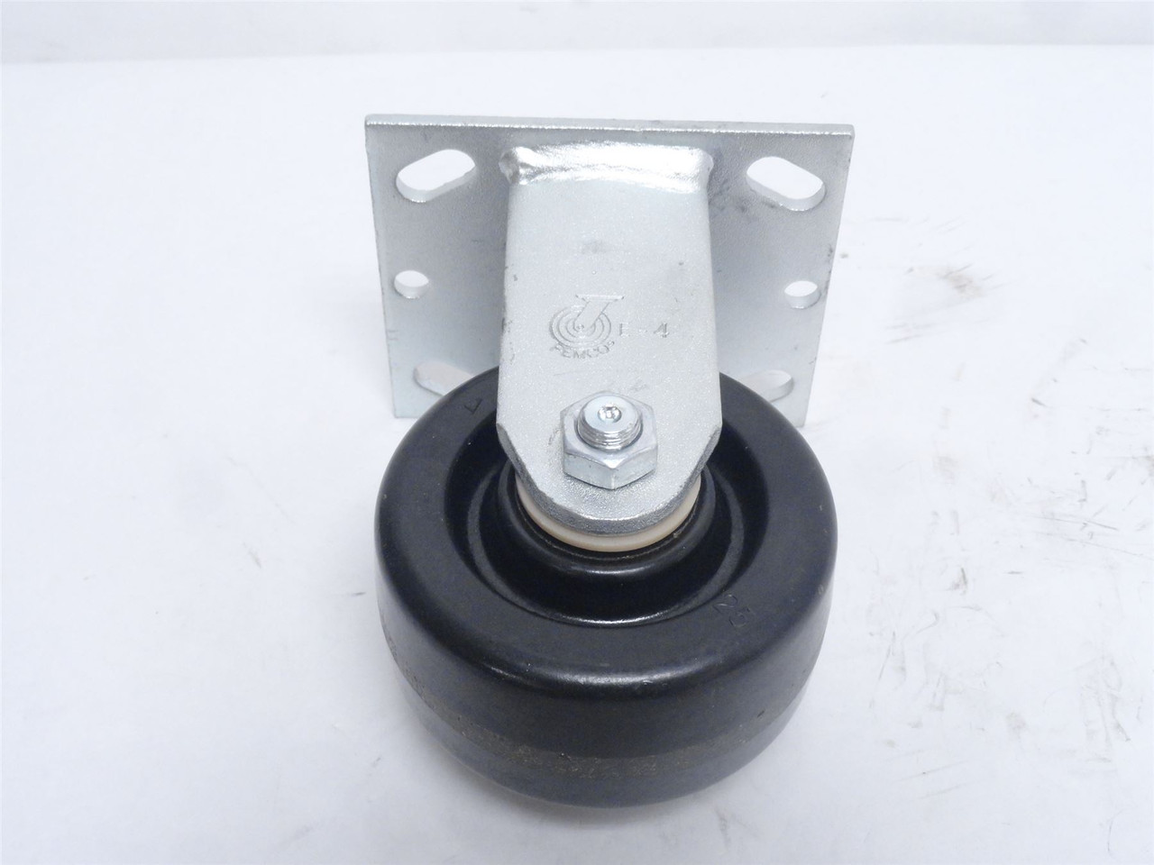 MHS Castor R282RPH; Rigid Caster 4"x 2" Phenolic Wheel