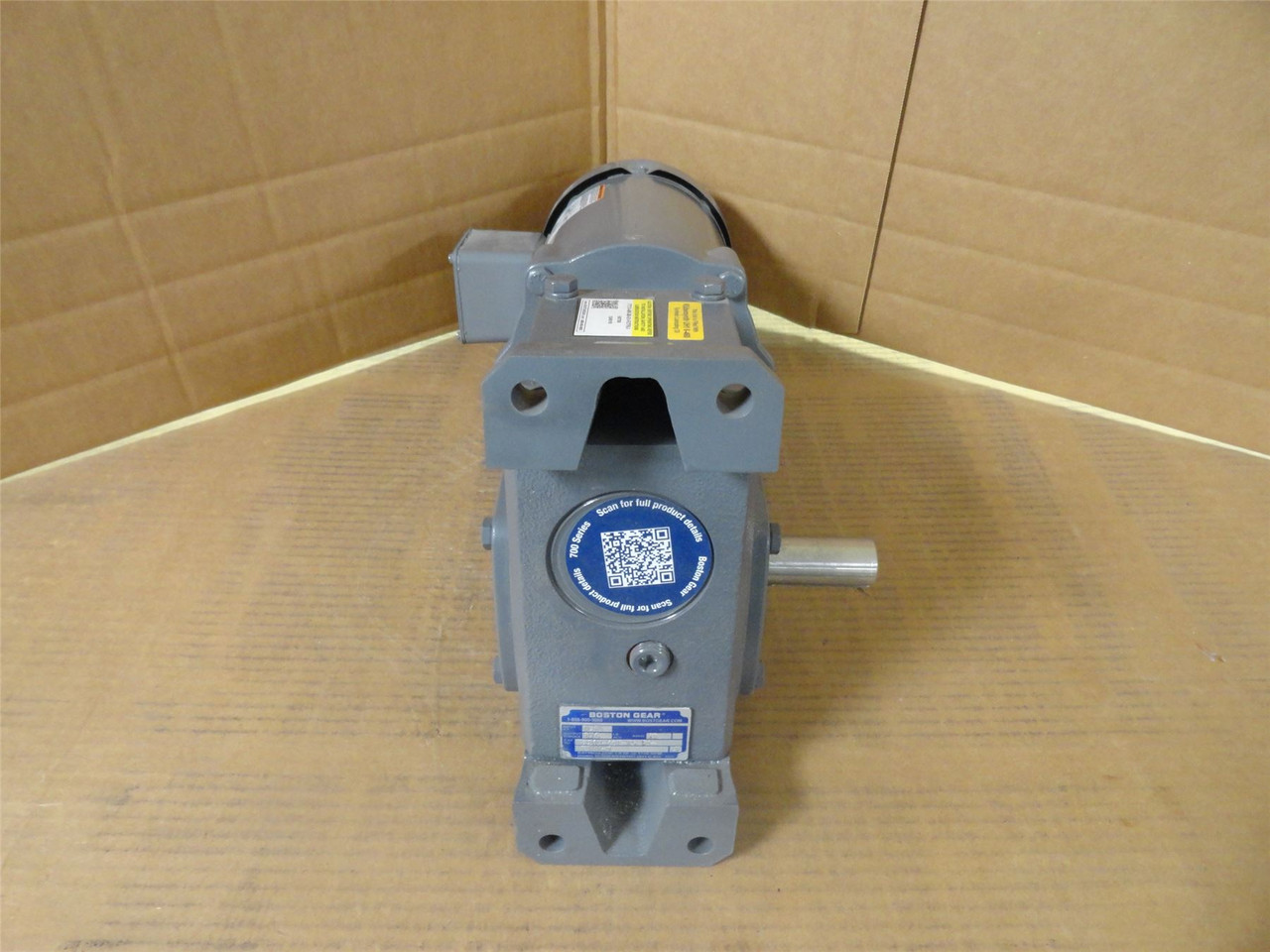 Boston Gear F721X-40K-B5-G1-FUTFB-3; AC Gearmotor; 40:1 Ratio