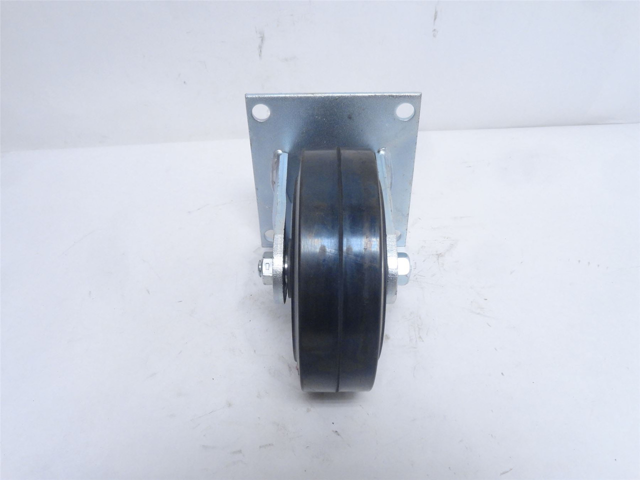 MFG- C4706101; Rigid Plate Castor; 6" x 2" Wheel; 4-Bolt