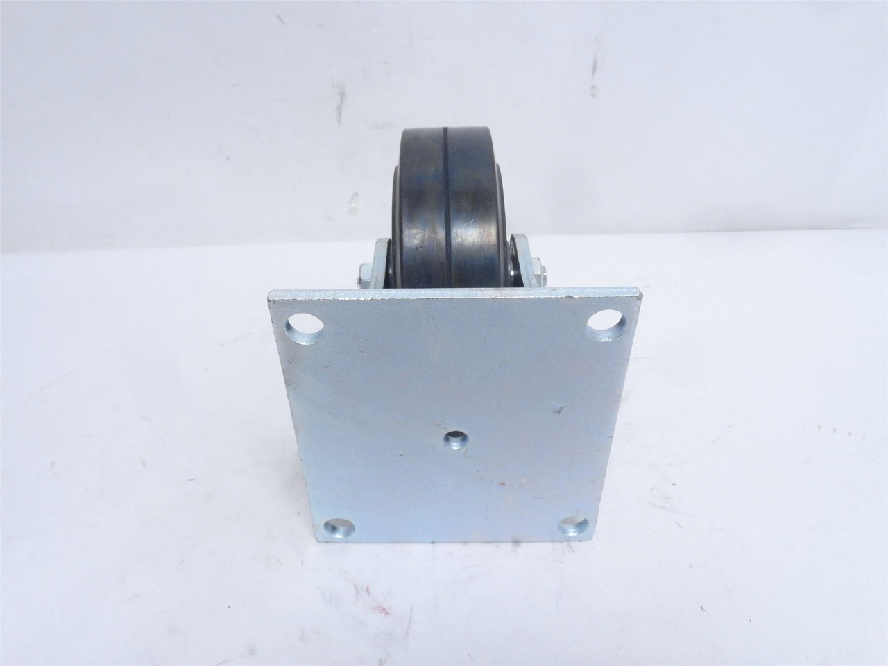 MFG- C4706101; Rigid Plate Castor; 6" x 2" Wheel; 4-Bolt
