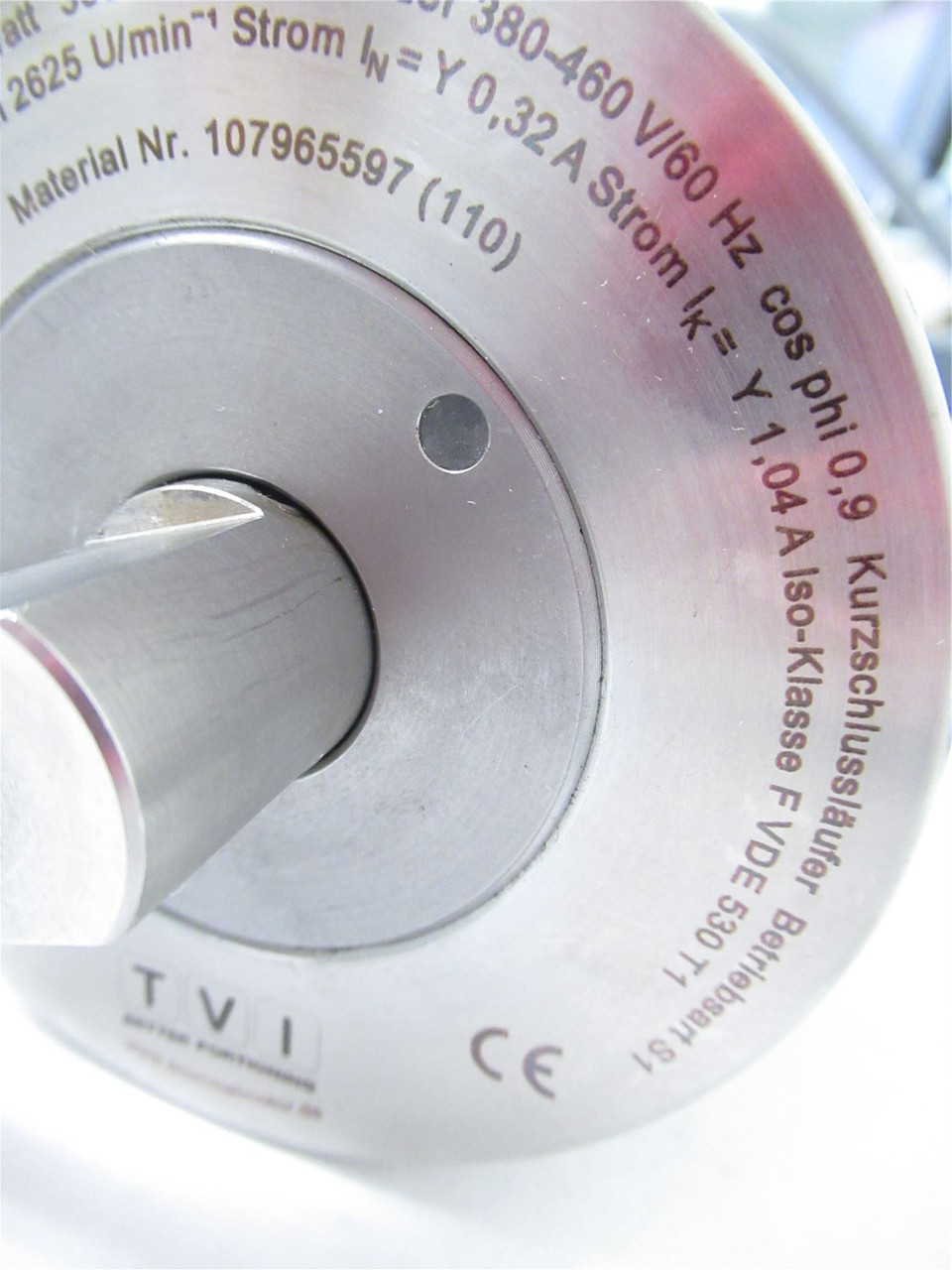 Procon TVI 107965597; Drum Motor 87mm x 250mmL 460VAC